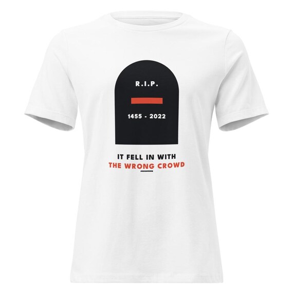 rip em dash tee, shown flat so the design reads